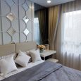 Phòng ngủ căn hộ mẫu Vinhomes Trần Duy Hưng